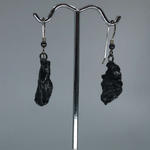 Meteorite earrings