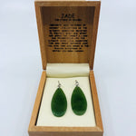 Jade Earrings - Long teardrop