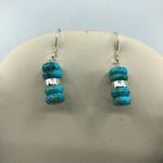 Turquoise and Sterling Necklace and Earrings