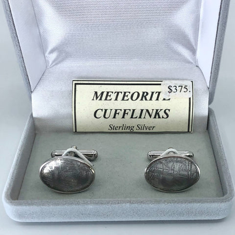 Meteorite cufflinks